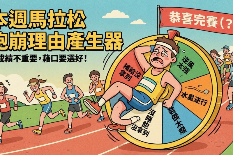 這或許是台北馬賽前，你最需要的東西