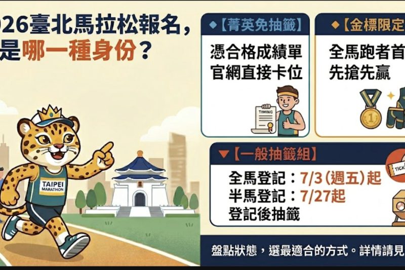 2026台北馬拉松報名攻略：時間、資格、達標門檻一次看懂